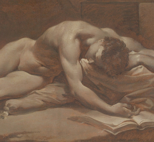antonio-m:  ‘Male nude’, c.1714–1722 by Donato Creti (1671–1749).
