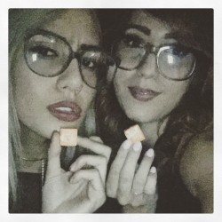 You know you&rsquo;ve found a best friend in someone when y'all love the same flavors that everyone else hates. #orangestarbursts #fuckyourpinkpreferences (at EightyTwo)