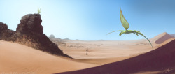 grimchild:  Flygons in the desert speed paint. 