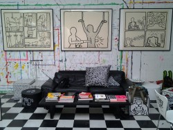 ragernoir:I visited Haring’s studio last week and I loved it.