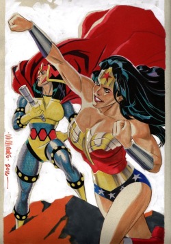 freeandshonenspirit:  azimuel:    Big Barda and Wonder Woman