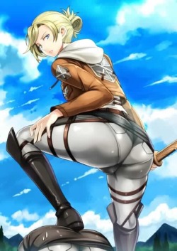 oppai-okami:  We had Mikasa before so now we have Annie