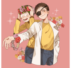 shangi-y-yan:  Someone wanted to see Morty with a flower crown. so I drew it.