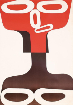 design-is-fine:Exhibition poster for Henry Moore – Kunsthalle