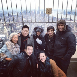 marcopolonflx:  Two empires on top of the Empire State building.