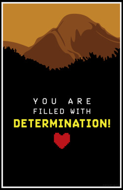 zenamiarts:   Stay Determined Poster Seriesnow available for