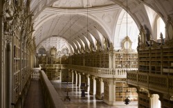 brassmanticore:  Mafra Palace Library, Portugal  Since its opening