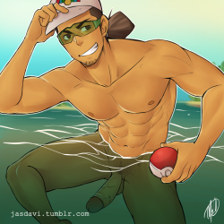 jasdavi:  Kukui sure looks for waterpokemon :D 