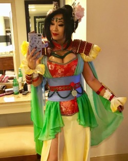 yayacosplay:In Mulan today because is breezy and Orlando is sweeeltering!