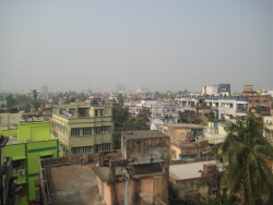 Calcutta rooftop day and night