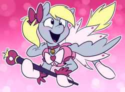 paperderp:  Pony - Mahou Shoujo Derpy by Pixel-Prism☆  X3 <3