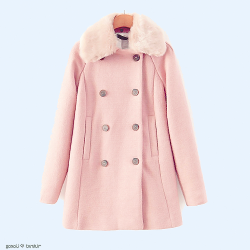 gasaii:  Pastel pink coat 