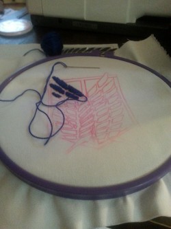 donnerdontcosplay:  Welcome to embroidery hell population me