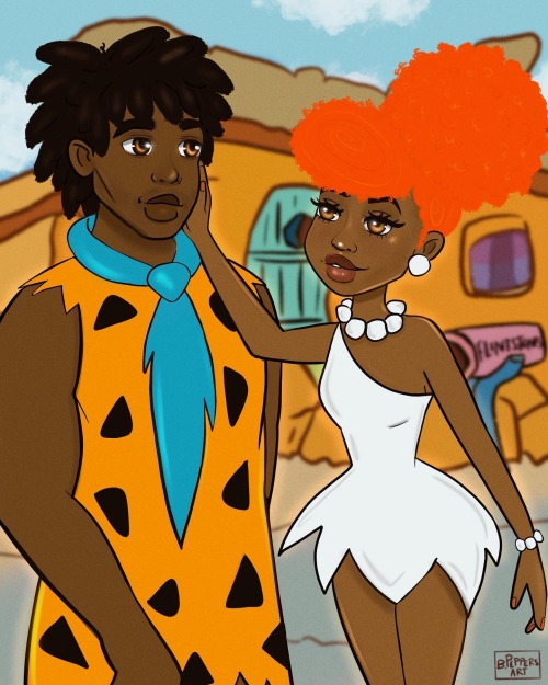 banana-peppers:  Yabba Dabba Doo 🤎✨ Wilma And Fred Flintstone