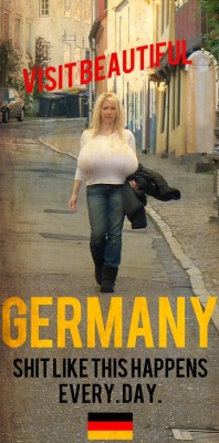 wish she was in beautifull wales wont have to go to germany then,HUGE