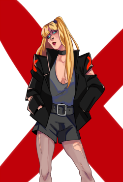 pearos:  80′s inspired Magik for Kevin Wada’s 80′s X-men