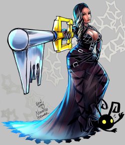 chocolate-dauphine:  Nicki minaj as a key blade master