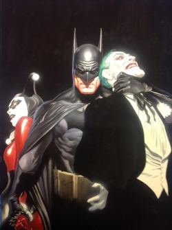 lospaziobianco:  1) Batman Vs. Joker & Harley Quinn by Alex