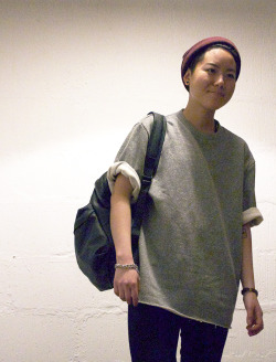 but-im-a-tomboy:Hello, me x my beloved Topman backpack, East