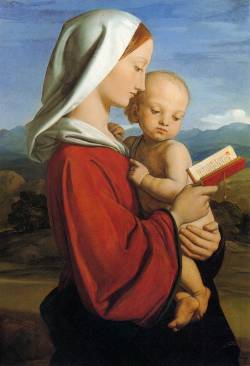 canvasobsession-deactivated2013:  William Dyce The Virgin and