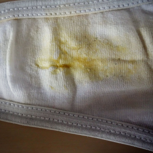 erotographics submitted: worn for a couple of days to ensure all the delicious cream is saved