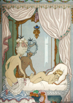 artbeautypaintings:  Dangerous liaisons - George Barbier