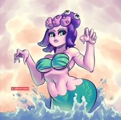 supersatansister:  Cala Maria (Cuphead)Spooky mermaid of the