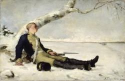 cavetocanvas:  Helene Schjerfbeck, Wounded Warrior in the Snow,