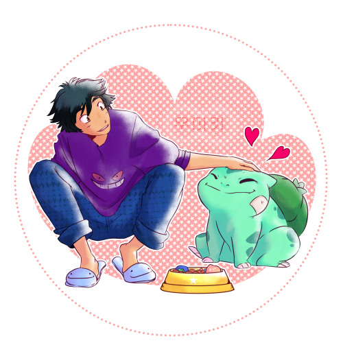 umikaart: Sorry  no yaoi today, but THERES A BULBASAUR! And