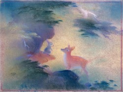 art-nimals:Tyrus Wong (1910 - 2016), Concept art for Walt Disney’s