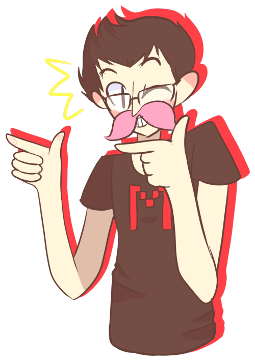 kasaneteto:  i drew markiplier while my internet was down hoohoo