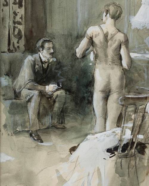 beyond-the-pale:  Untitled Illustration, c. 1905  -  Antoine