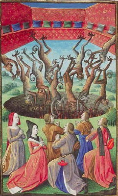 demonagerie:  The Hague, MMW, 10 A 11, detail of fol. 351v (‘True