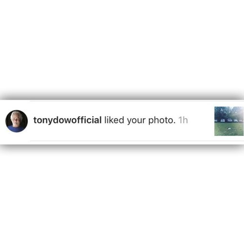 <p>I don’t know what’s happening with you tonight but here’s what happening with me. @tonydowofficial liked my photo of #busterkeaton and the #mandolin campers’ cars. #wallycleaver is looking fabulous these days and he’s become a wonderful sculptor. Go follow him. He liked my photo. I am beside myself. (at Fiddlestar)</p>