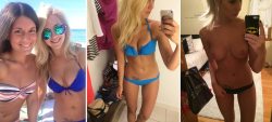 sexyonoff:  Fit blonde likes to take a lot of nude selfies (album