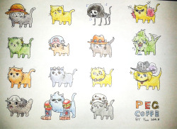 yun-zl:  one piece cats I made this for master of one piece