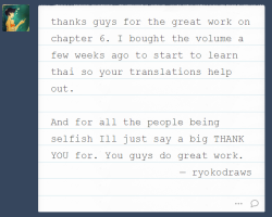 Aww… Thank you ryokodraws for supporting Ratana!Our translation