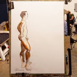 Figure drawing! Approximately 22"x30"  #art #drawing