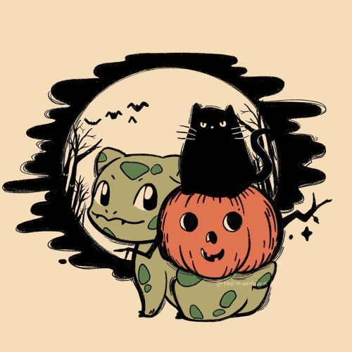 retrogamingblog2:    Pokemon Halloween Stickers made by TheMoonborn