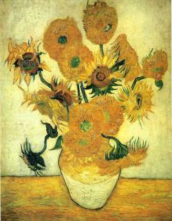 artist-vangogh:  Still Life - Vase with Fourteen Sunflowers,