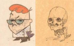 unexplained-events:  Anatomy of Cartoon Characters by Michael