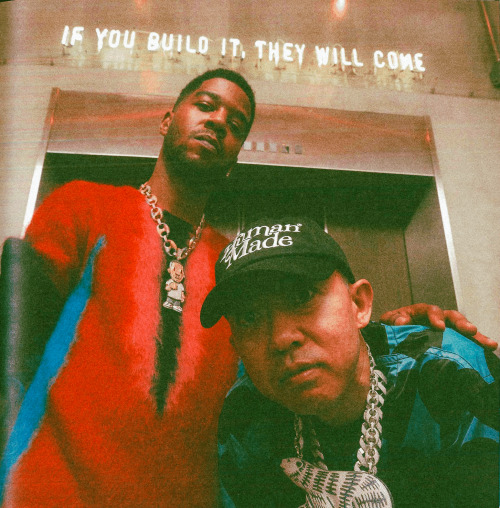 strappedarchives:  Kid Cudi and Nigo at Nigo’s seven-story