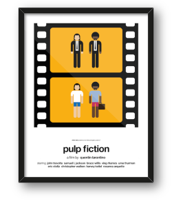 culturenlifestyle:  Pop Culture Movies in Pictogram Posters by