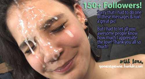 Thank you followers!!! And thanks to other tumblrs I follow (too many to name)! To be brief, I’m just happy we can all share and enjoy wonderful smut & art together! This facial from brillbabesworld.com is one of my favs! Drippy and messy goodne