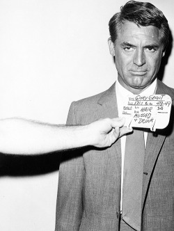 gregorypecks:  Cary Grant’s hair and makeup test for North