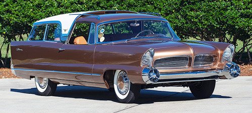 carsthatnevermadeitetc:  Chrysler Plainsman Concept, 1956, by