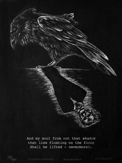 feartothehumanity:  The Raven - Edgar Allan Poe 