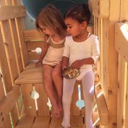 kuwkimye:  @KimKardashian: Best friend ballerinas! #HappyBirthdayP