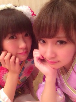 girls48:  [G+] Watanabe Miyuki 2014.01.14 13:06 やぎみるく（´-`）.｡oO（おいしいよ❤️