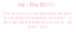 apomix: I’ve finally finished my opus magnum - how I draw boobs. 